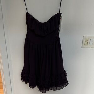 Kensie Girl Strapless Dress in Eggplant NWT medium